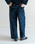 Blue Velvet Corduroy Pants