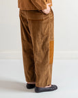 Caramel Velvet Corduroy Pants