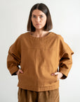 Caramel Canvas Tunic