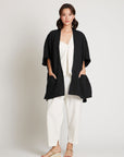 Situ One-Button Dolman Pocket Jacket