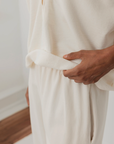 Short Sleeve Sweatshirt - Natural