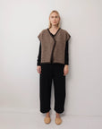 Knit / Weave Vest : Loam