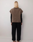 Knit / Weave Vest : Loam