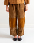 Caramel Velvet Corduroy Pants