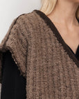 Knit / Weave Vest : Loam